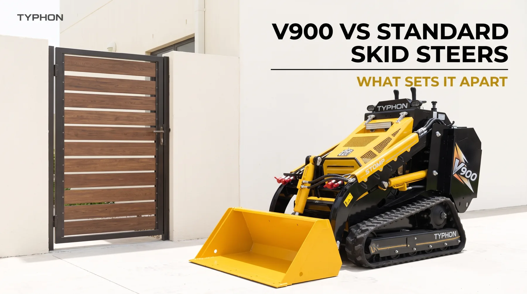 What Sets the V900 Apart From Standard Skid Steers