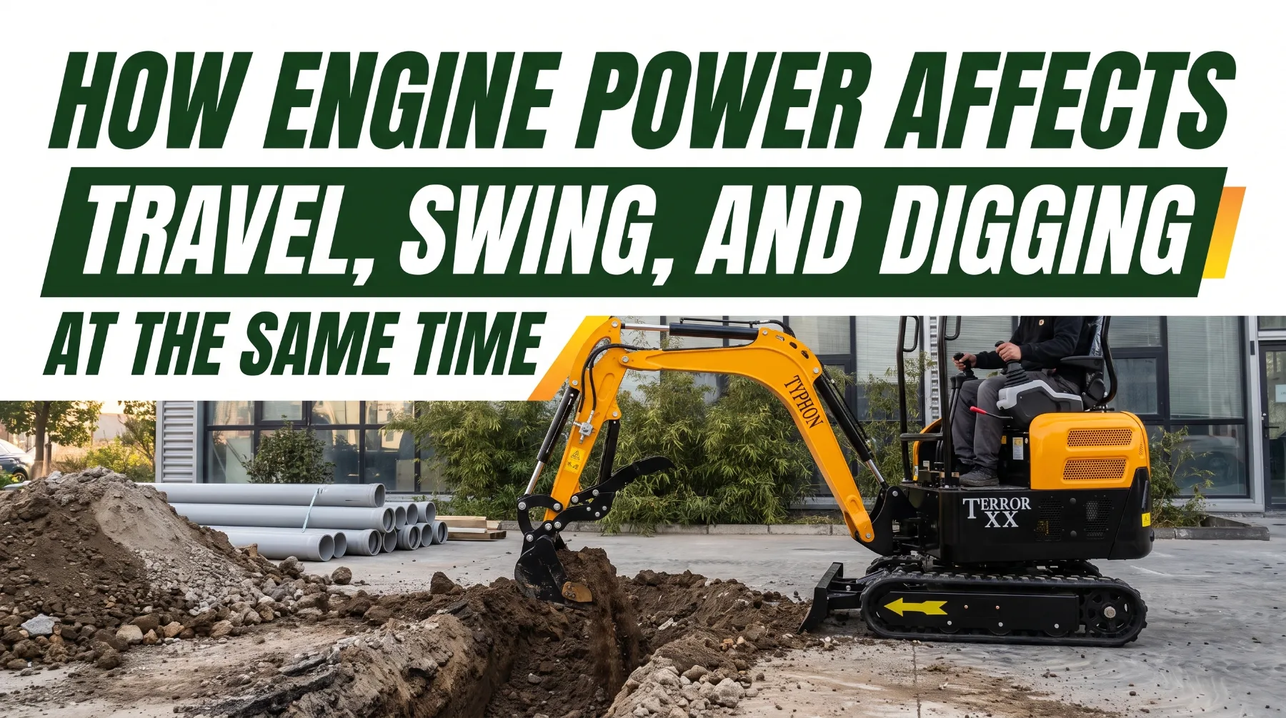 How Engine Power Affects Travel, Swing, and Digging at the Same Time