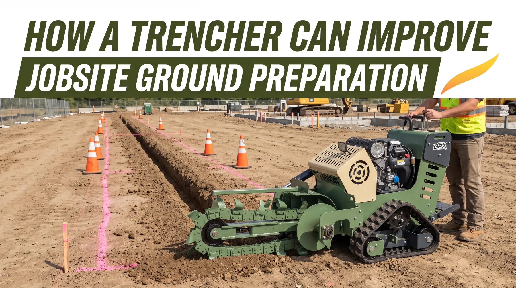 How a Trencher Can Improve Jobsite Ground Preparation